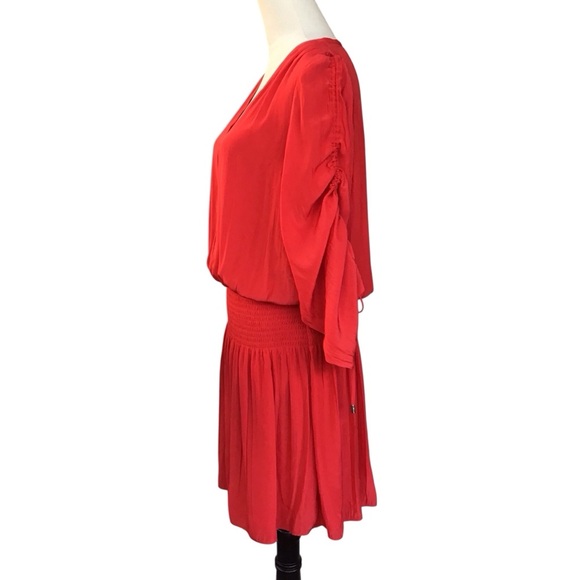 Ramy Brook Lili Tunic Mini Dress Bright Red Size Large - Picture 13 of 14